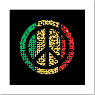 Peace and reggae Posters and Art